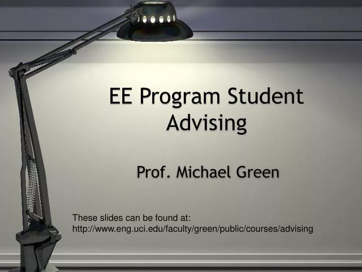 ee program student advising