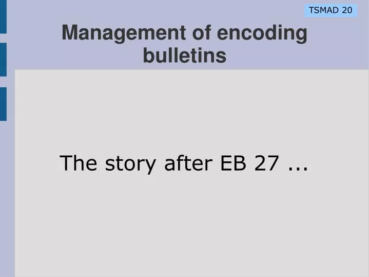the story after eb 27