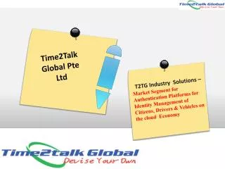 Time2Talk Global Pte Ltd