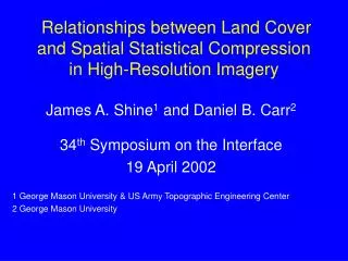 Relationships between Land Cover and Spatial Statistical Compression in High-Resolution Imagery