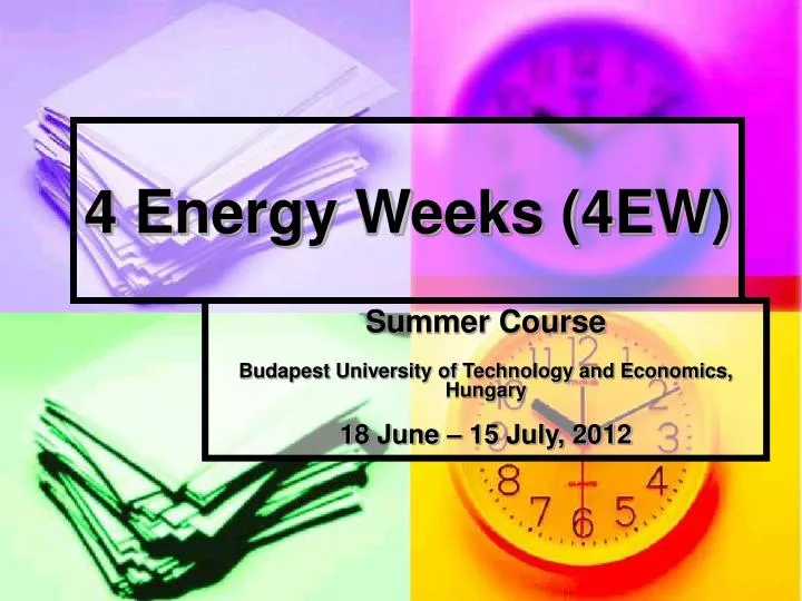 4 energy weeks 4ew