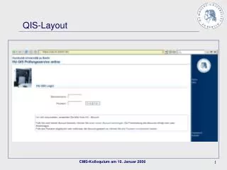 qis layout