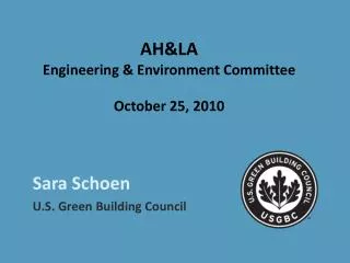 AH&amp;LA Engineering &amp; Environment Committee