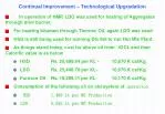 Continual Improvement – Technological Upgradation - slide 1