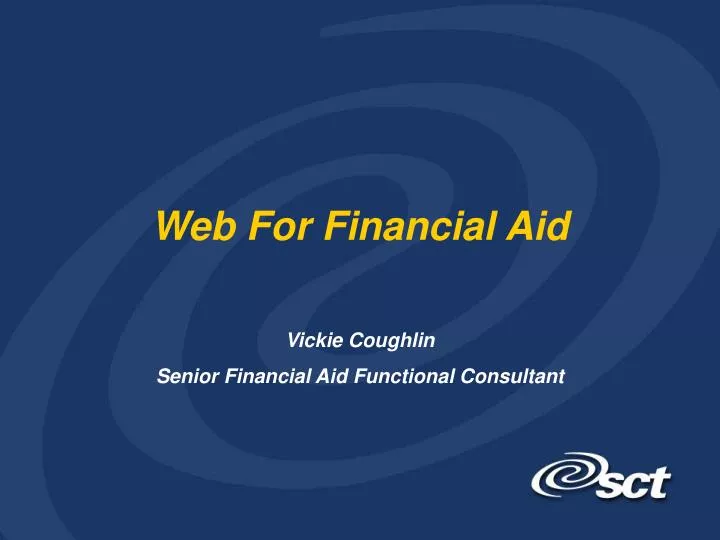 web for financial aid