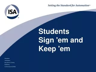 Students Sign 'em and Keep 'em