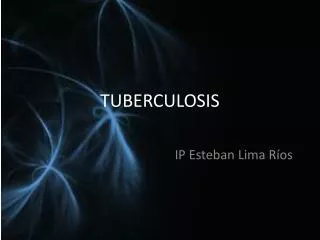 tuberculosis