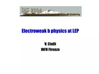Electroweak b physics at LEP