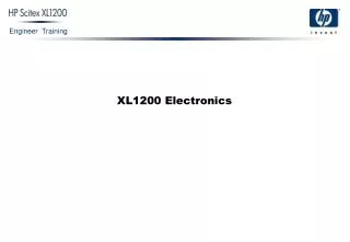 XL1200 Electronics