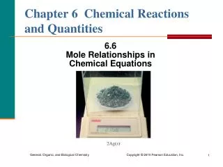 Chapter 6 Chemical Reactions and Quantities