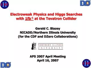 Electroweak Physics and Higgs Searches with 1fb -1 at the Tevatron Collider
