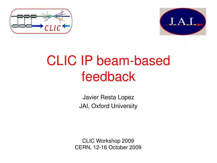clic ip beam based feedback