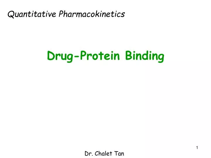 drug protein binding