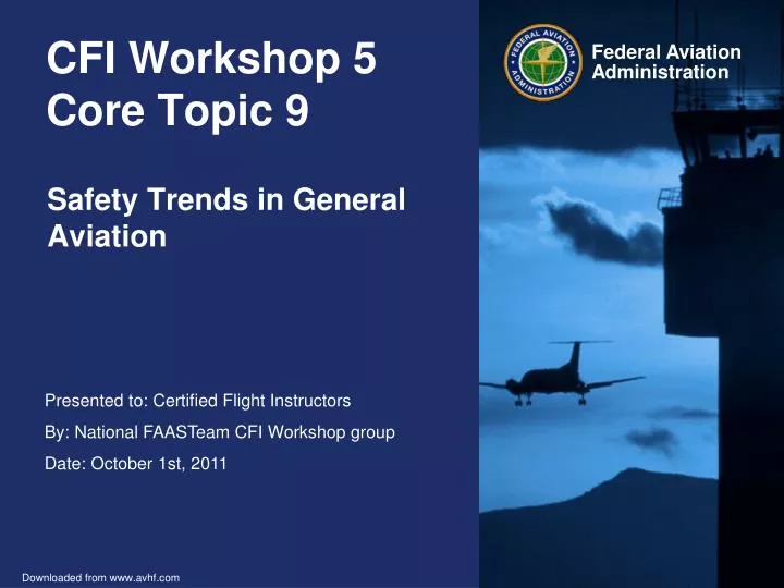 cfi workshop 5 core topic 9