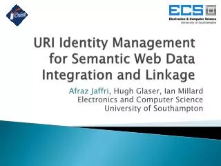 URI Identity Management for Semantic Web Data Integration and Linkage
