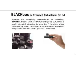 BLACKbox by Synersoft Technologies Pvt ltd