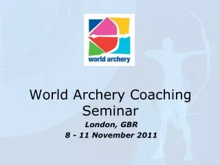 London, GBR 8 - 11 November 2011