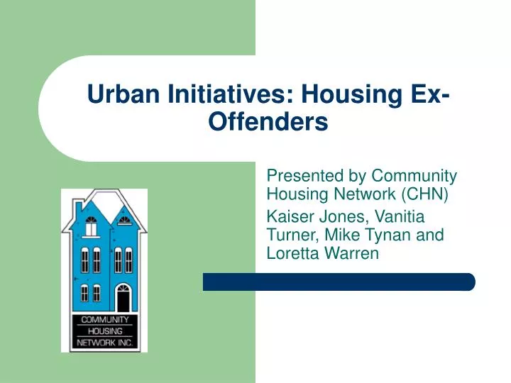 urban initiatives housing ex offenders