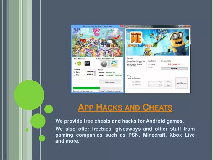 app hacks and cheats