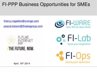 FI-PPP Business Opportunities for SMEs