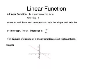 Linear Function