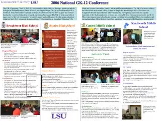 2006 National GK-12 Conference