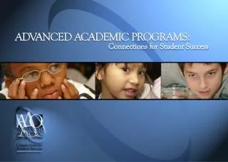 Full-Time Advanced Academic Program Grades 3-6 Level IV