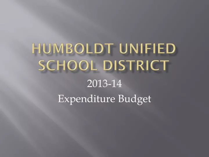 humboldt unified school district