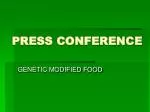 PRESS CONFERENCE - slide 1