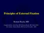 Principles of External Fixation - slide 1