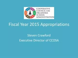 Fiscal Year 2015 Appropriations
