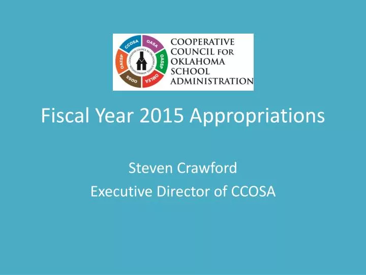 fiscal year 2015 appropriations