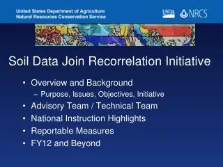 Soil Data Join Recorrelation Initiative