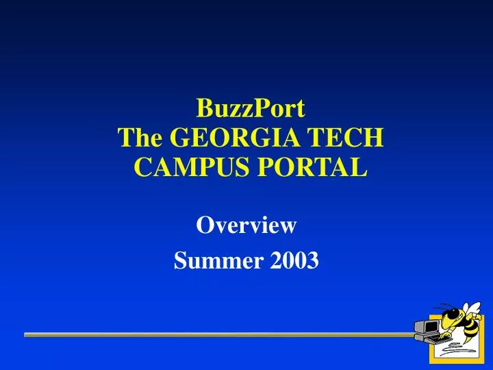 buzzport the georgia tech campus portal