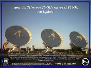 Australia Telescope 20 GHz survey (AT20G): An Update