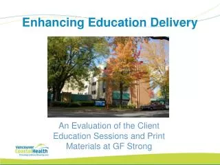 Enhancing Education Delivery