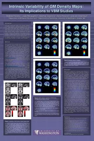 Intrinsic Variability of GM Density Maps: Its Implications to VBM Studies