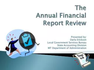 The Annual Financial Report Review
