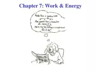 Chapter 7: Work &amp; Energy