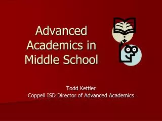 Advanced Academics in Middle School