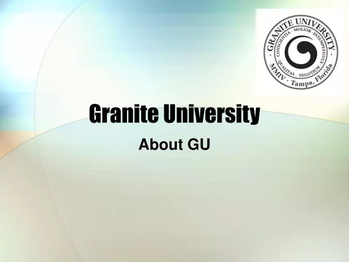 granite university