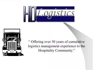 HD Logistics, LLC.