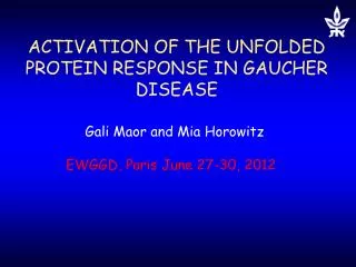 Gali Maor and Mia Horowitz EWGGD, Paris June 27-30, 2012 ?