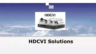 HDCVI Solutions