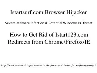 How to Remove/Get Rid of Istartsurf.com Redirects