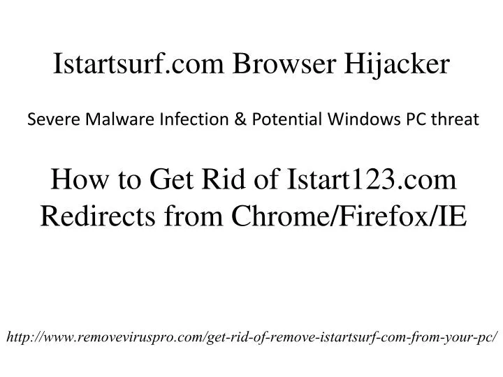 istartsurf com browser hijacker