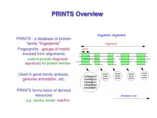 PRINTS Overview