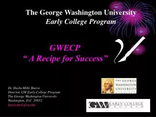 The George Washington University Early College Program