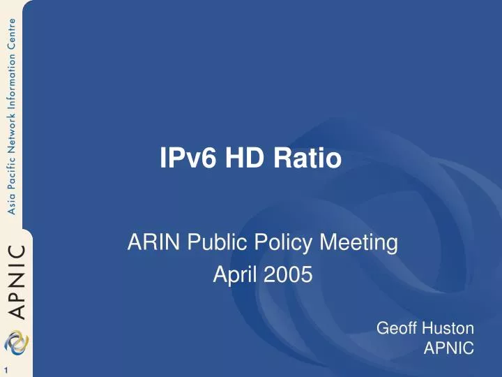 ipv6 hd ratio