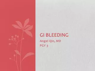 Gi bleeding